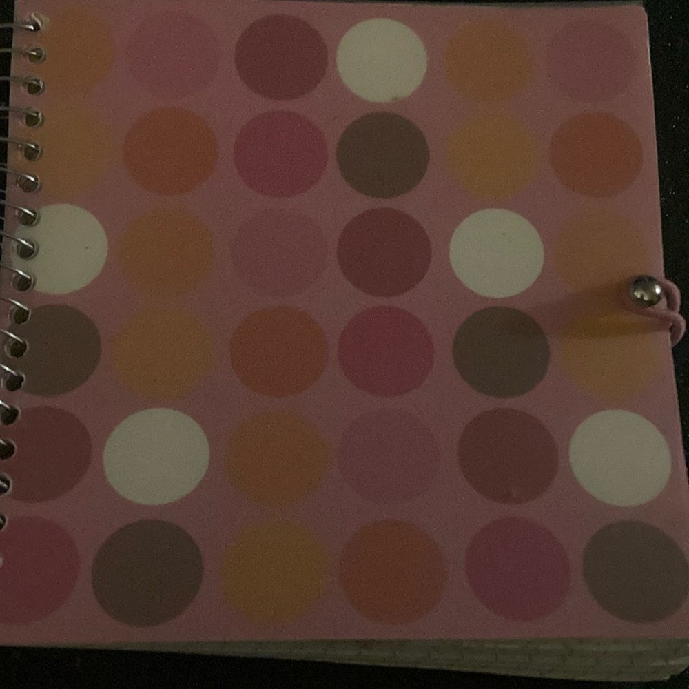 Pink notepad
